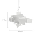 Axyaa Modern Creative Art Acrylic Pendant Light for Nordic Home Decor.