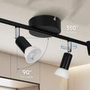 Axyaa Nordic Six Head LED Surface Spotlight for Indoor Lighting