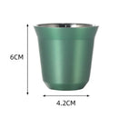 Axyaa Double Wall Espresso Tumbler Glasses Set