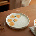 Axyaa Hand-painted Fruit Pattern Ceramic Plate Set for Elegant Dining