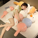 Axyaa Sleepy Tomato Plush Leg Pillow - Soft and Cute Bed Toy for Children