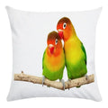 Axyaa Parrot Bird Decorative Throw Pillow Cover - Colorful Polyester Sofa Pillow Cover