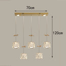 Axyaa LED Pendant Chandeliers for Modern Living and Dining Room Lighting