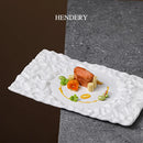 Axyaa Volcanic Ceramic Flat Plate Set - Nordic Style Tableware for Home & Restaurant