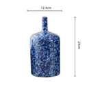 Axyaa Blue Ceramic Vase for Flower Arrangements and Home Decor