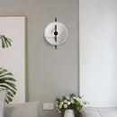 Axyaa Scandinavian Circular Black White LED Wall Light