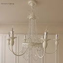 Rustic Crystal Chandelier Wall Lamp by Axyaa: Princess Room Candle Hanging Light