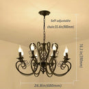 Axyaa Candle Chandelier: Minimalist Atmosphere Lamp for Bar, Restaurant, Coffee Shop
