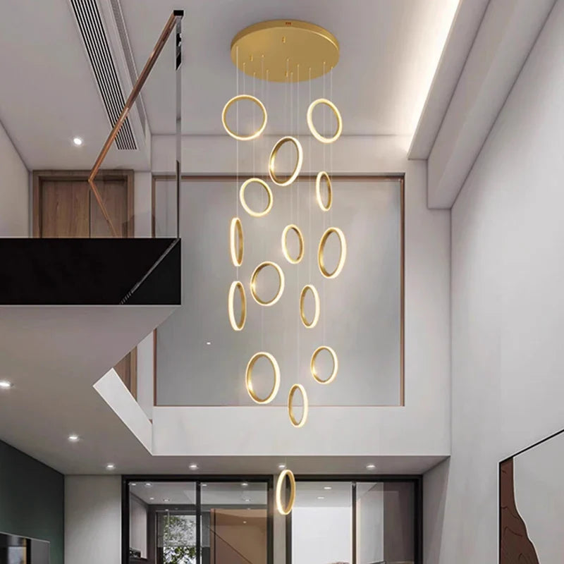 Axyaa Nordic Chandeliers Dining Room Pendant Lights Ceiling Hanging Lamps
