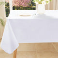 Axyaa Water Resistant Tablecloth: Stylish, Easy-Care Table Cover for Dining and Outdoor