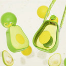 Axyaa Avocado Straw Water Bottle - Cute Creative Design for Kids Outdoor Sports
