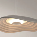 Axyaa Valentina Pendant Light: Nordic Wavy Lampshade for Dining Room, Bedroom, Kitchen Island
