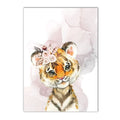 Axyaa Jungle Animals Nursery Posters Set - Kids Room Wall Art Canvas Painting