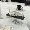 Axyaa 3-Tier Acrylic Beauty Organizer - Space-saving Perfume & Cosmetics Stand