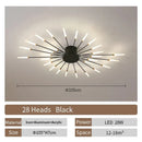 Axyaa Fan-shaped LED Ceiling Lamp Indoor Lighting Modern Nordic Creative Fixture