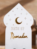 Ramadan Wooden Countdown Calendar with Arabic Numerals - Axyaa Brand