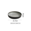 Axyaa Ceramic Deep Plate Set of 6 - Restaurant Tableware & Serving Plates