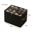 Axyaa Shoe Storage Box: Foldable Dust-proof Organizer for Wardrobe and Socks