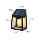Axyaa Solar Wall Light: Waterproof Outdoor Luminous Lamp for Yard Decoration