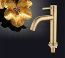Axyaa Stainless Steel Cold Water Faucet for Bathroom and Kitchen - High Quality
