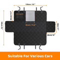 Axyaa Waterproof Pet Car Seat Cover - Large Dog Safety Protector Hamock