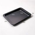 Axyaa Carbon Steel Non-Stick Baking Pan 33cm x 24cm - Oven Tray for Baking Variety of Foods