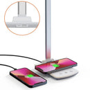 Axyaa Wireless Charger Desk Lamp with USB Port Dimmable Light for Gaming and Reading