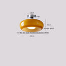 Axyaa Nordic Resin Copper Ceiling Light for Aisle Living Room Decoration