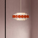 Axyaa Minimalist Frosted Chandelier LED Lights for Home Decor