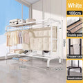 Axyaa Floor-to-Ceiling Clothes Rack: Indoor Drying Hanger & Coat Rack