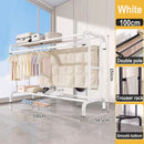 Axyaa Floor-to-Ceiling Clothes Rack: Indoor Drying Hanger & Coat Rack