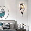 Axyaa Crystal Wall Lights: Modern Scandinavian Luxury for Bedroom, Living Room, and Hallway