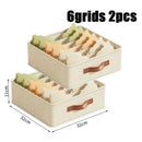 Axyaa Grids Cation PP Organizer Box Set for Home Storage and Sorting