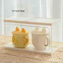 Axyaa Glass Cup Holder Tray Organizer for Kitchen and Living Room Storage