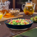 Axyaa Ceramic Vegetable Plate - Hand-painted European Design