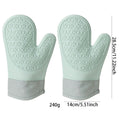 Axyaa Silicone Oven Gloves for Kitchen Baking - Thick Insulation, Anti-Slip & Anti-Scald