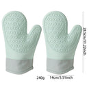 Axyaa Silicone Oven Gloves for Kitchen Baking - Thick Insulation, Anti-Slip & Anti-Scald