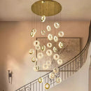 Axyaa Nordic Dining Room Pendant Ceiling Chandelier for Indoor Living Room Lighting