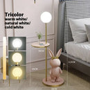 Axyaa Rabbit LED Floor Lamp for Study Living Room Girls Bedroom