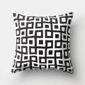 Axyaa Geometric Star Square Pillow Cover - Modern Home Decor Art Print