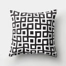 Axyaa Geometric Star Square Pillow Cover - Modern Home Decor Art Print