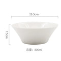 Axyaa Ceramic Soup Bowl Salad Plate Pasta Bowl Set for Molecular Cuisine