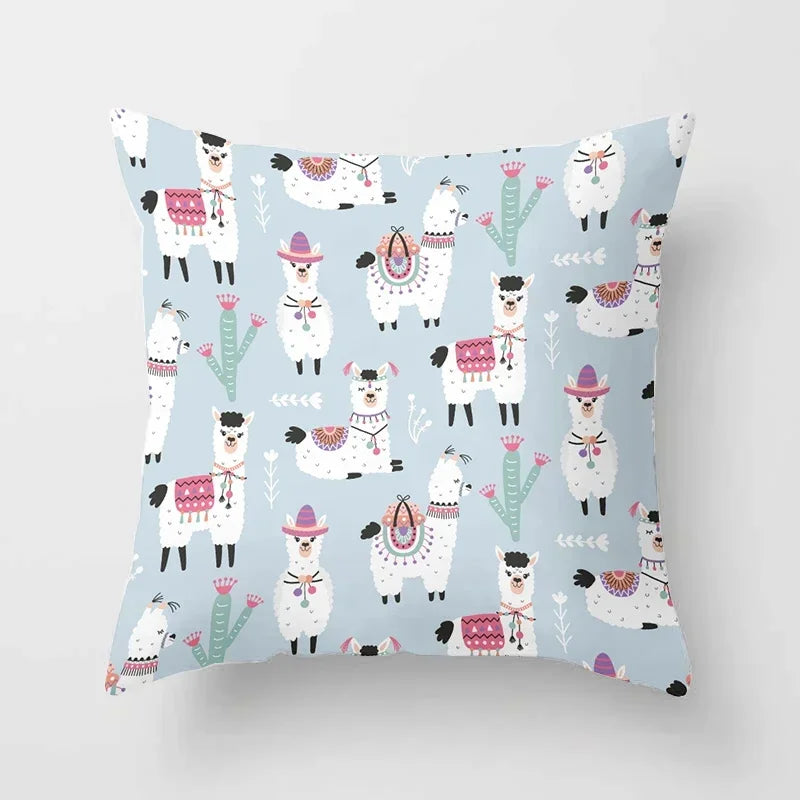 Axyaa Decorative Cushions Pillowcase - Soft Polyester Throw Pillow Cover for Sofa Décor