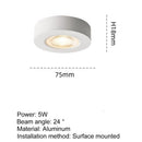 Axyaa 10W Ultra Thin LED Downlight Ceiling Light COB Spotlight for Display Cabinet Wine Cabinet