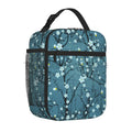 Axyaa Sakura Cherry Blossoms Insulated Lunch Bag for Work & Picnic