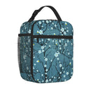 Axyaa Sakura Cherry Blossoms Insulated Lunch Bag for Work & Picnic