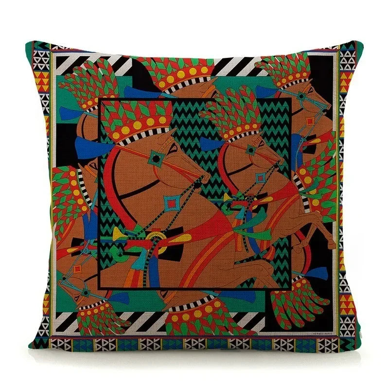 Luxury Abstract Art Pattern Pillow Cover by Axyaa - 45x45cm
