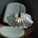 Axyaa Brass Glass Pendant Lights Nordic Japanese Style Chandelier for Restaurant Bedroom