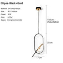 Axyaa Gold Silver Magpie Bird LED Pendant Lights - Kitchen Dinning Room Chandelier