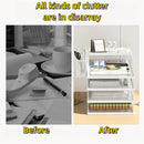 Metal Mesh Desk Organizer Axyaa A4 Paper Document File Letter Pen Tray Shelf